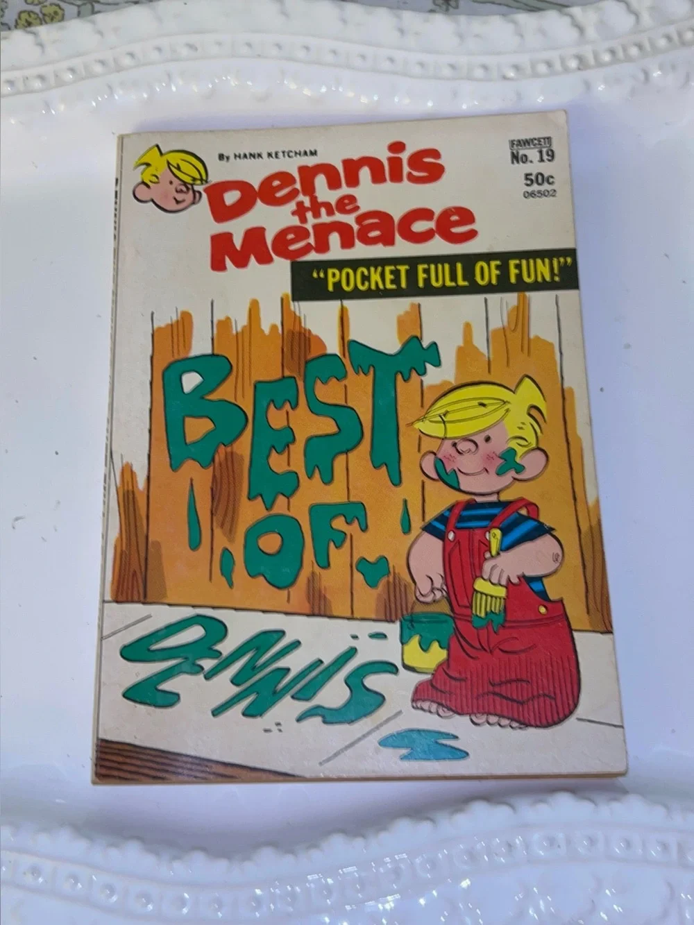 Dennis the Menace Vintage Book Stack